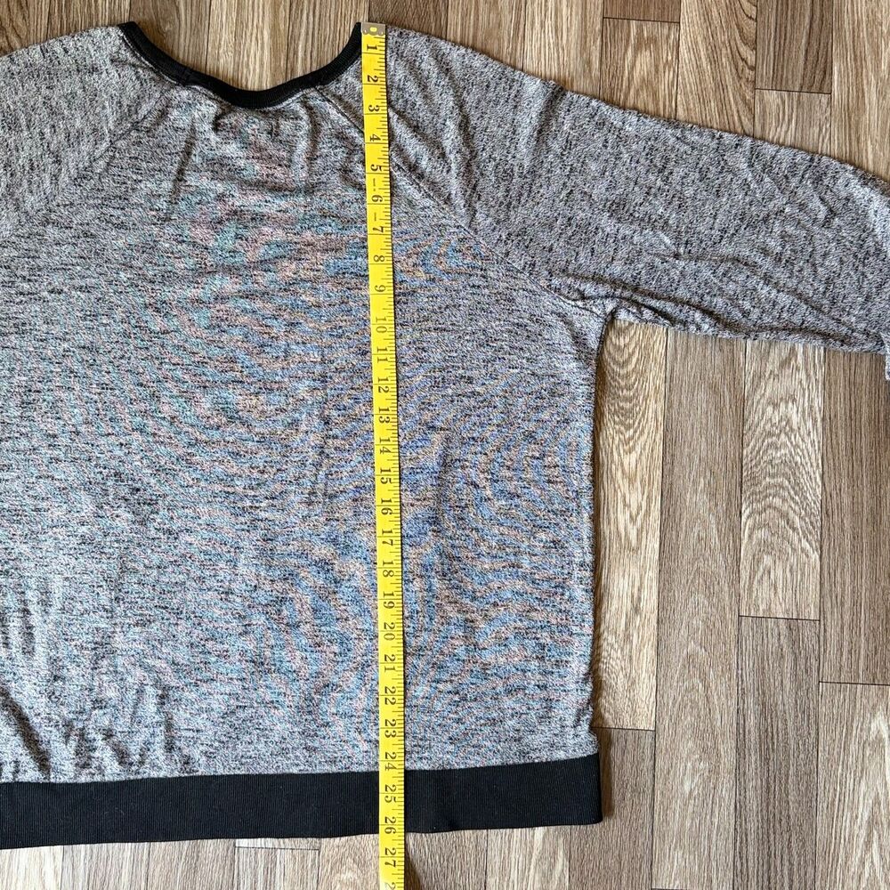 Simply Vera Vera Wang Sweatshirt XXL Grey Soft Knit Front Pockets Loungewear Top - Picture 5 of 9